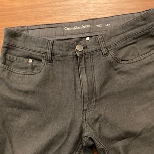 Calvin Klein Herringbone Black Jeans